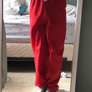 Red Sweatpants
